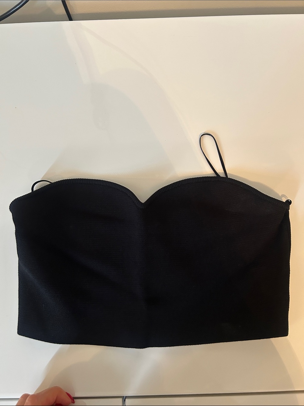 ALC Strapless bandage crop Top